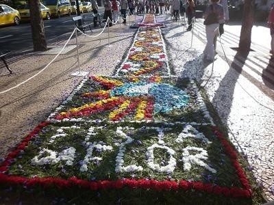 Ozdobą Festiwalu Kwiatów w Funchal są kobierce z kwiatów