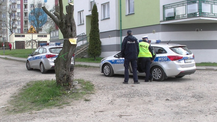 Kolizja w Koszalinie z udziałem policji