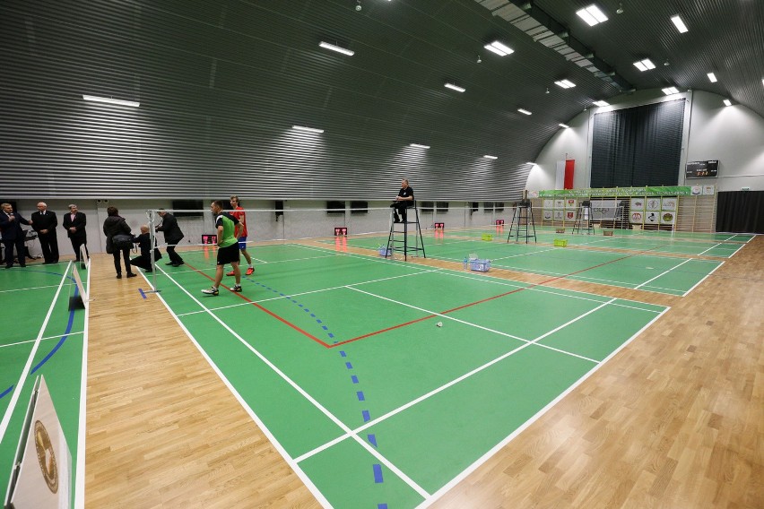 Otwarcie nowej hali badmintonowej przy Zespole Szkół nr 6 w...