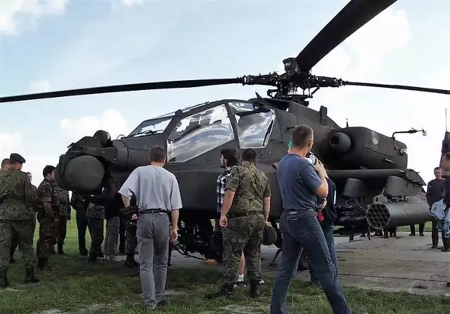 Na lotnisku w Latkowie była już okazja obejrzeć śmigłowce Apache