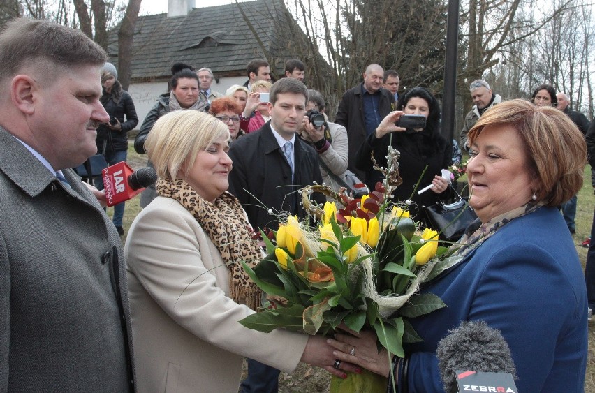 Anna Komorowska w Muzeum Wsi Radomskiej