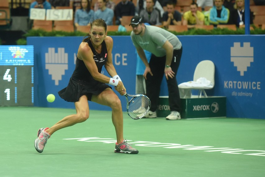 Agnieszka radwanska klara koukalova wta katowice open...