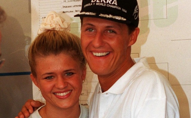 Przed wyścigiem na Monzie 9 września 1996 "Schumi" obwieścił, że jego żona Corinna jest w 14 tygodniu ciąży. 20 lutego 1997 powitali na świecie pierwszą latorośl, córkę Ginę-Marię