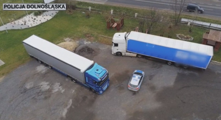 Skradzione w Niemczech ciężarówki warte milion złotych miały trafić na Litwę