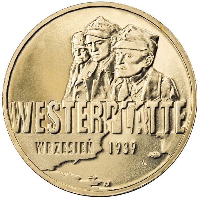 Moneta dwuzłotowa poświęcona jest bohaterom Westerplatte jest już w obiegu. Fot. Archiwum
