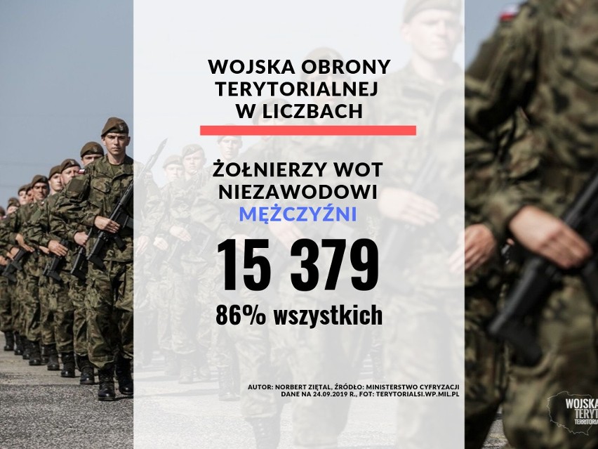 Wojska Obrony Terytorialnej w Polsce w liczbach.