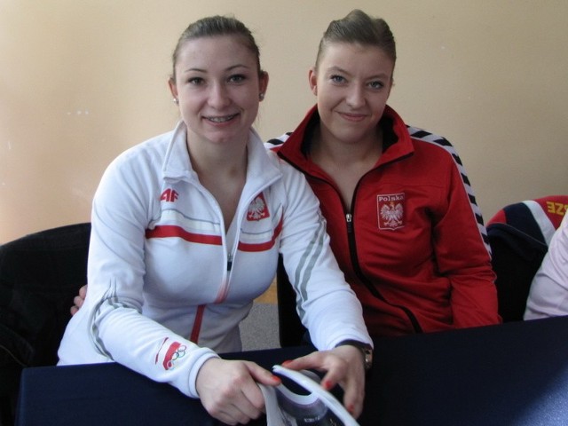 Milena Kruczyńska (z lewej) i Anna Krystman (z prawej) choć nie zaprezentowały życiowej formy to i tak mogą mieć powody do zadowolenia.