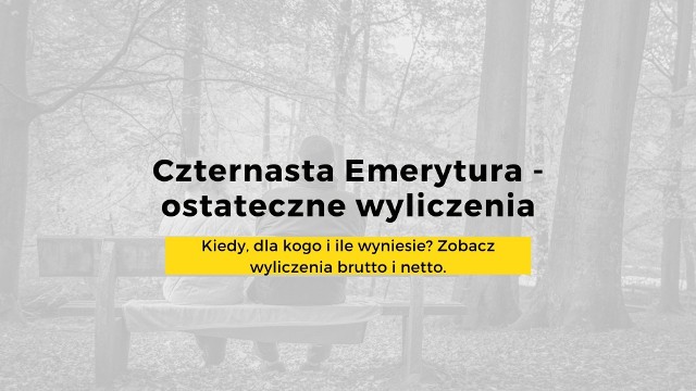 Pełną czternastą emeryturę otrzymają te osoby, których podstawowe świadczenie nie przekracza 2900 złotych brutto. A co z tymi, którzy dostają więcej? Zobacz wyliczenia i jaką czternastą emeryturę dostaniesz. Na kolejnych slajdach naszej galerii prezentujemy tabelę wypłat czternastej emerytury. Zobacz ile dostaniesz netto.