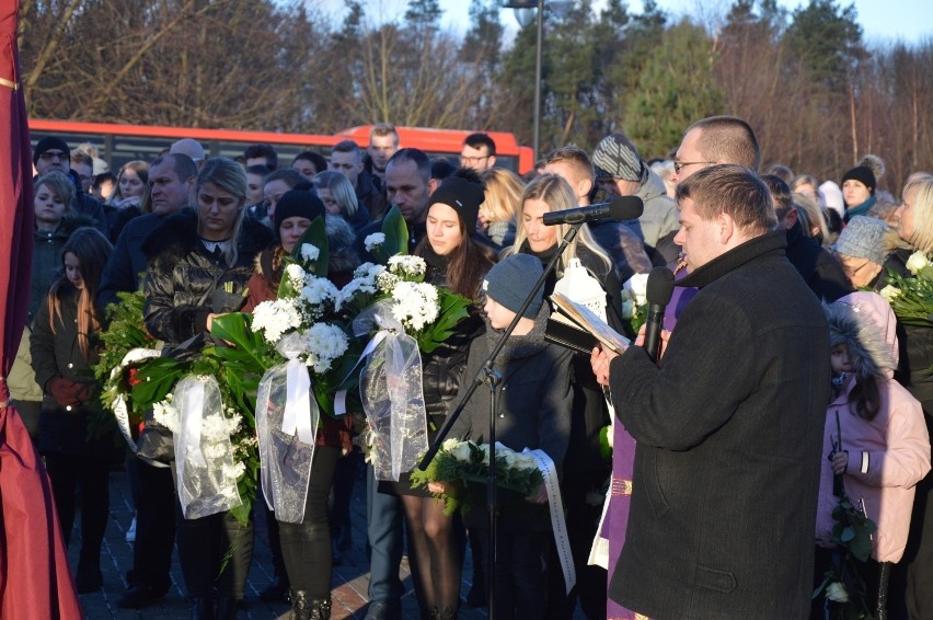 Pogrzeb Damiana Metzy, zawodnika GKS Cartusia
