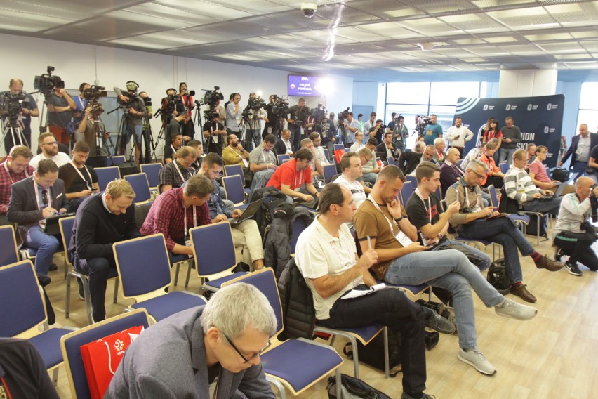 Trener Fernando Santos na konferencji przed meczem Polska -...