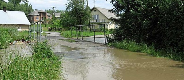 Rzeka w Zgłobniu. Zdjęcie nadesłane przez Internautę.