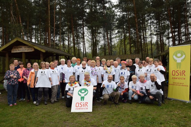 V Marsz Nordic Walking Studentów UTW Zawiercie