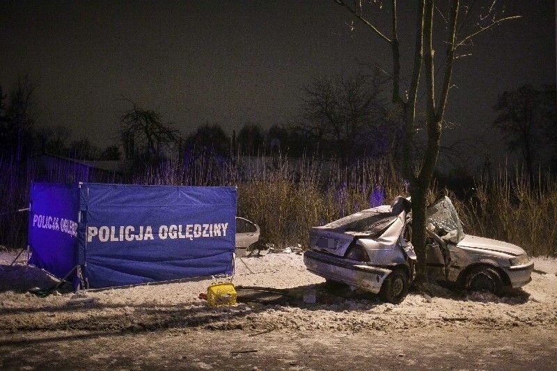 Tragiczny wypadek na ul. Złotno. Śmierć w hondzie