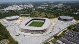 Zagłębiowski Park Sportowy: rośnie hala i dwa stadiony. Zobaczcie, jak wygląda inwestycja z lotu ptaka
