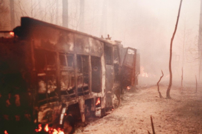 30 lat temu w Kuźni Raciborskiej ogień zajął 10 tys. ha lasu
