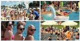 Upalny weekend na basenach w Muszynie. Piana party i tańce w wodzie przyciągnęły tłumy. W jednym momencie bawiło się aż tysiąc osób 18.07