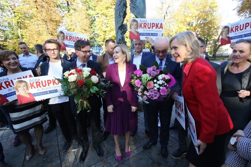 Wielki sukces Anny Krupki. Konferencja w Kielcach [ZDJĘCIA, WIDEO]