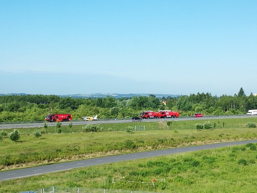 Do zdarzenia doszło tuż po godz 7 rano na pasie autostrady...