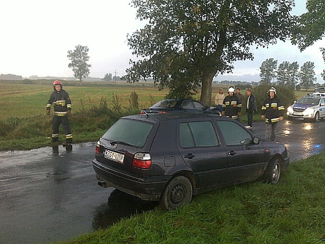 Kierowca golfa zatrzymał się, wezwał ratowników i pomógł poszkodowanym.