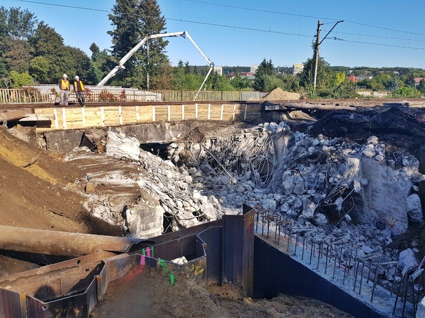 Węzeł Łękno w Szczecinie. Nowe wieści z budowy. Jak idą prace? [ZDJĘCIA] - 4.10.2019