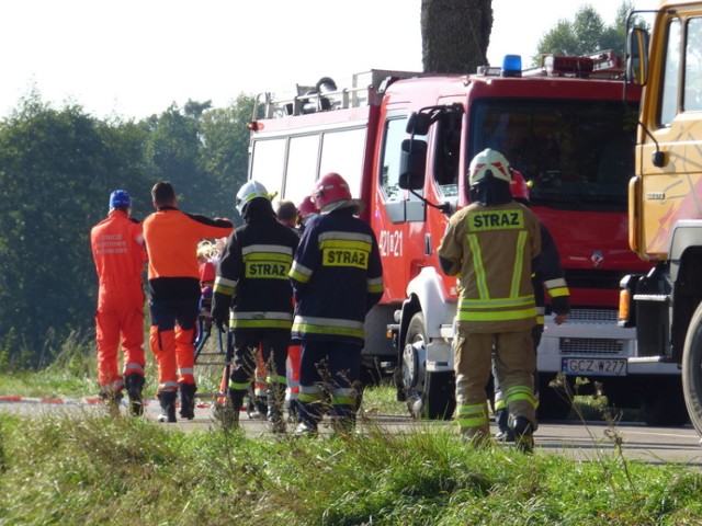 Wypadek w Sąpolnie (gm. Przechlewo), 29 września 2017 (29.09.2017)