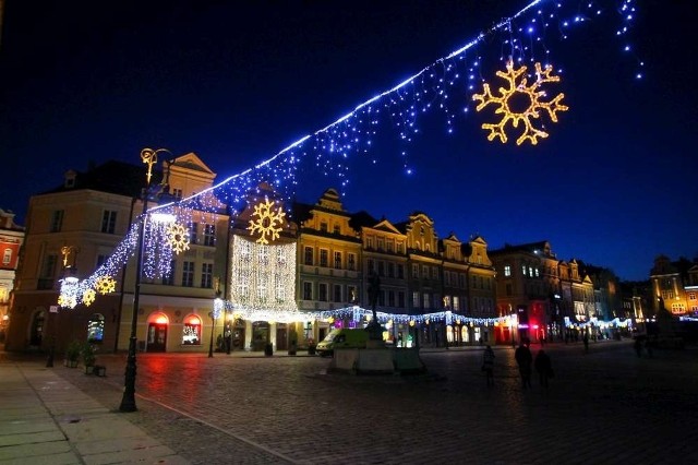 Święta czuć i widać na ulicach Poznania