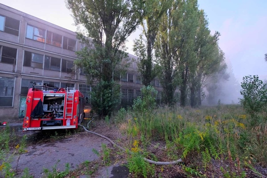 We wtorkowy wieczór nad Wildą pojawiły się kłęby dymu....