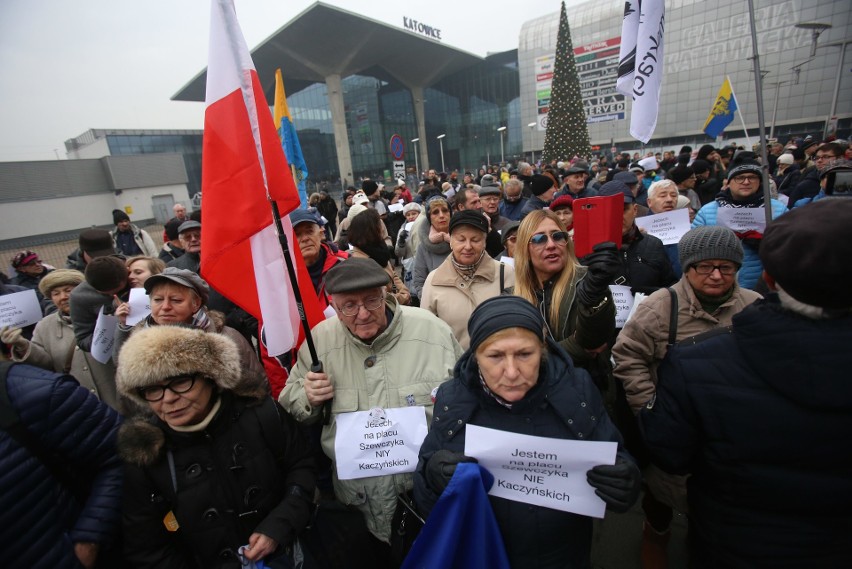 Protest na placu Szewczyka
