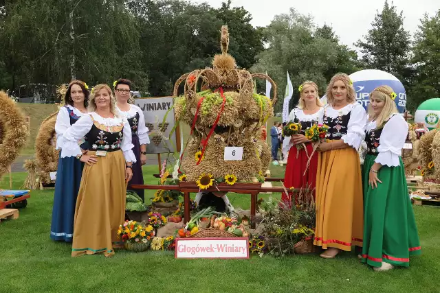 Panie z Głogówka-Winiar reprezentują swoją gminę na dożynkach wojewódzkich w Branicach. W galerii prezentowane są wszystkie tegoroczne korony żniwne z Opolszczyzny. Który wieniec otrzyma miano najpiękniejszego?