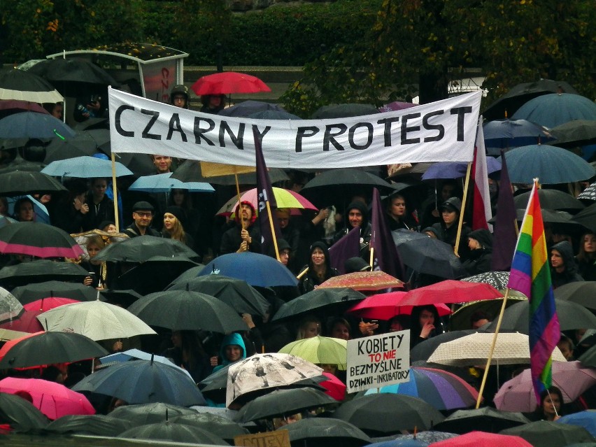 Tak wyglądał zeszłoroczny Czarny Protest w Poznaniu.