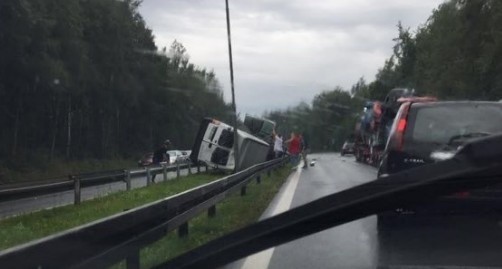 Wypadek na trasie DK 86 w Giszowcu