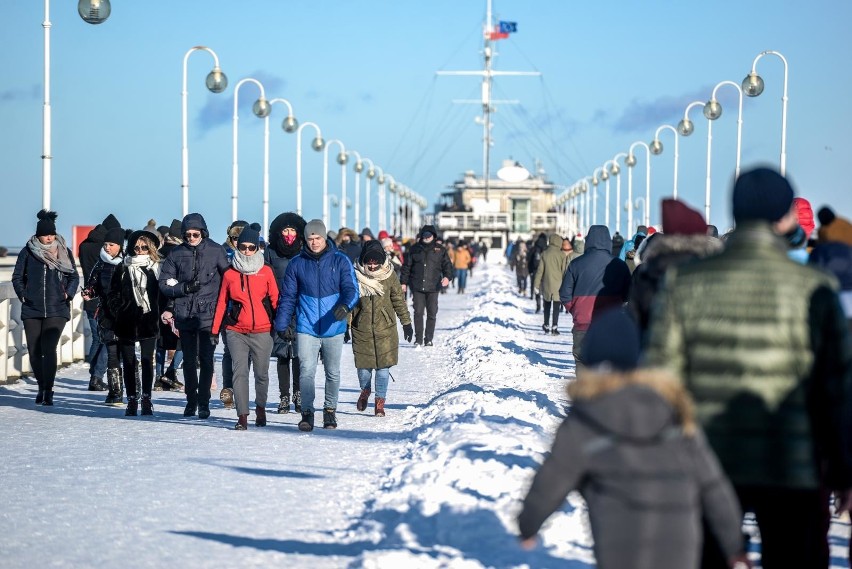 Słoneczny zimowy weekend w Sopocie