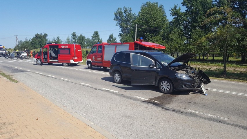 W tym wypadku w Ciepielowie ranne zostały cztery osoby.