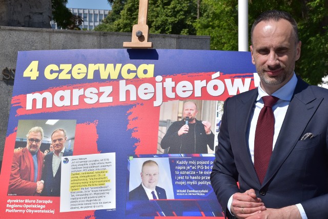 Dziś Opole jest spokojne, ponieważ wszyscy hejterzy z Koalicji Obywatelskiej pojechali na marsz nienawiści do Warszawy - mówi Kowalski