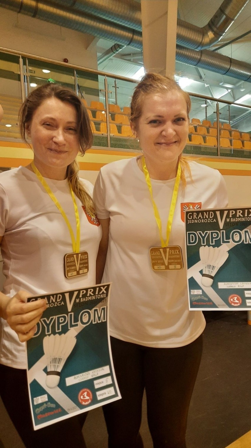 Zawodnicy KS Badminton Ostrołęka z powodzeniem wystartowali w V Grand Prix Jednorożca w Badmintonie. 29.05.2021