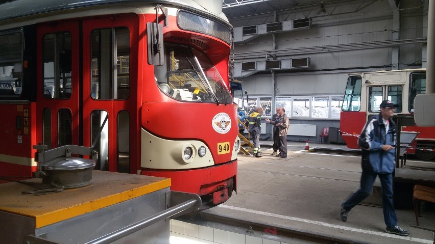 Dzień otwarty w zajezdni tramwajowej w Będzinie ZDJĘCIA + WIDEO