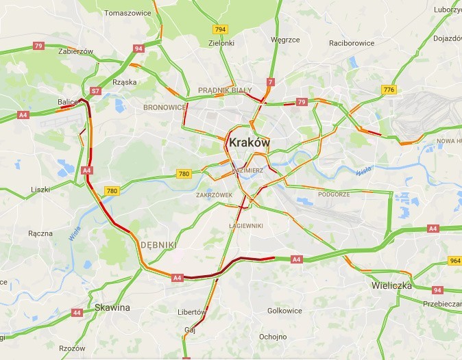 "Obwodnica stanęła". Wielkie problemy na A4 [AKTUALIZACJA]