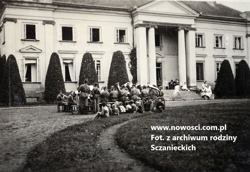 Tak pałac w Nawrze wyglądał w 1932 roku, gdy podczas...