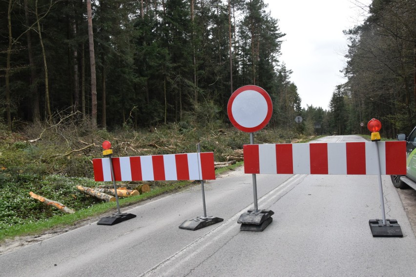 Droga łącząca Kielce i Zagnańsk jest zamknięta