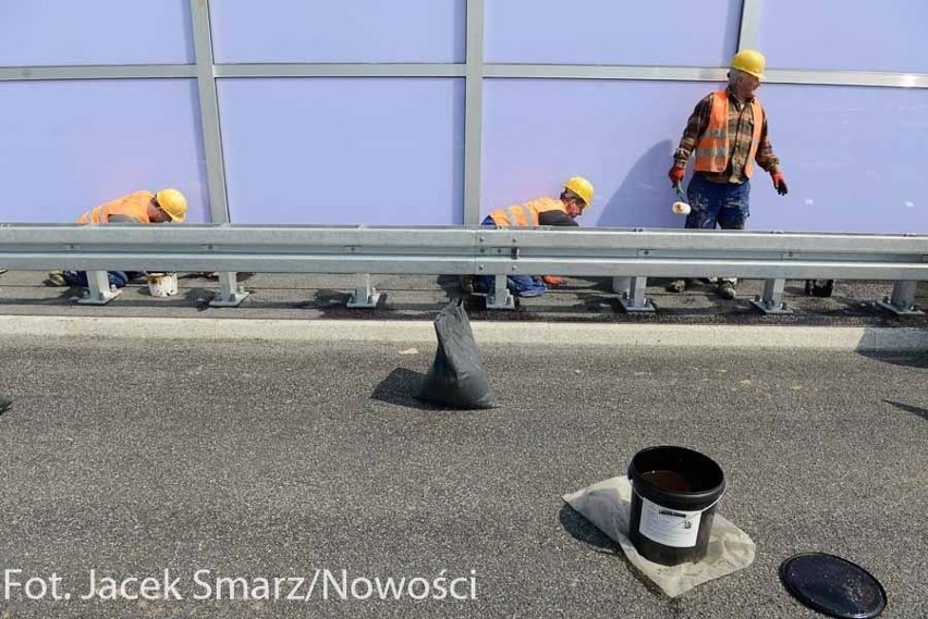 Autostrada A1 do Łodzi przed otwarciem