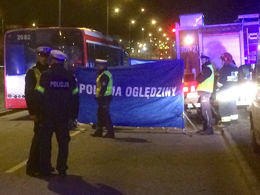 Śmiertelny wypadek na alei Havla w Gdańsku