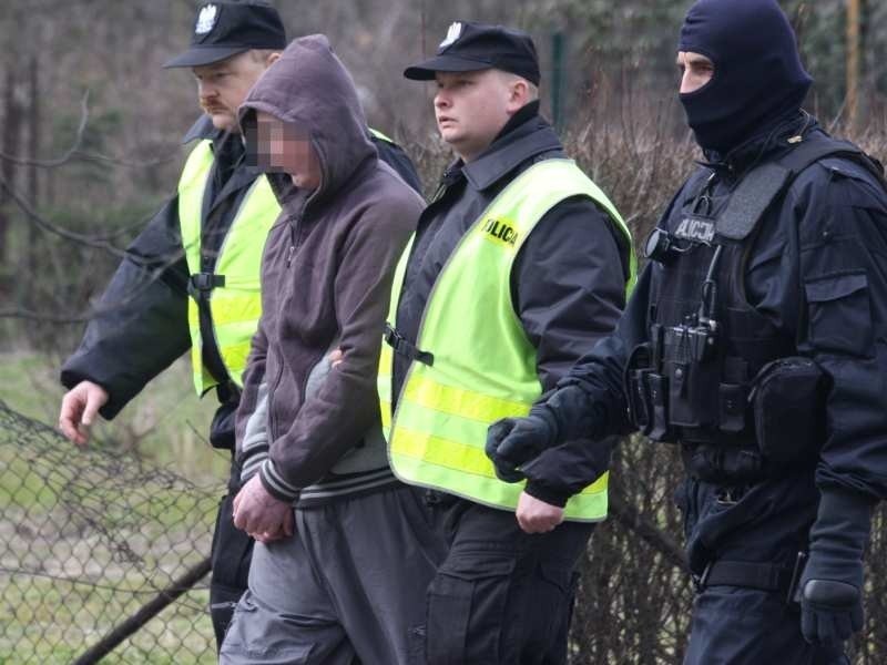 Grodków - wizja lokalna. Dokladnie w miesiąc po morderstwie...