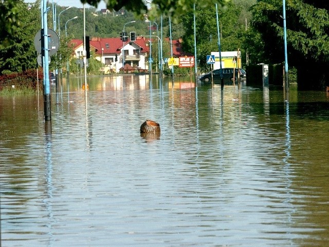 Podczas czerwcowej powodzi jedna trzecia Jasła znalazła się pod wodą.