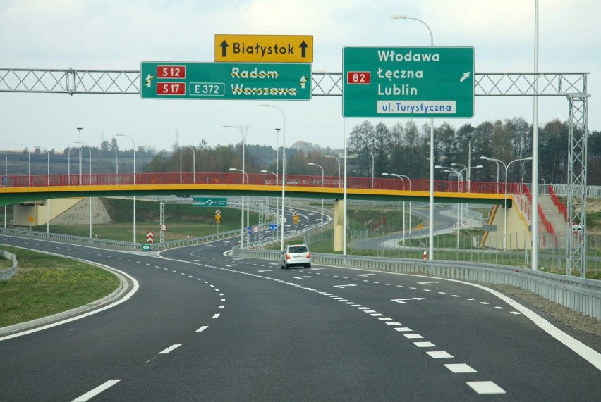 Obwodnica Lublina: Otwarty odcinek ekspresówki ma 12,8 km [DUŻO ZDJĘĆ i WIDEO]