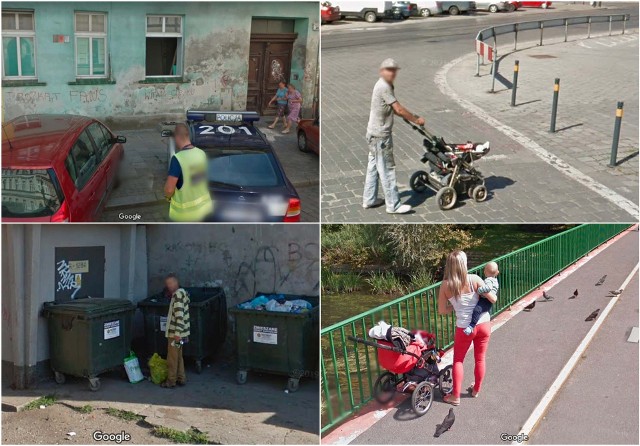 Wrocławskie Przedmieście Oławskie czyli popularny "Trójkąt Bermudzki" widziany przez kamery Google. Obrazy pochodzą sprzed 2, 5, a na niektórych, bocznych ulicach nawet 8 lat