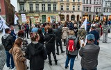 "Bunt obywateli" na Starym Rynku w Bydgoszczy - przeciwko drożyźnie