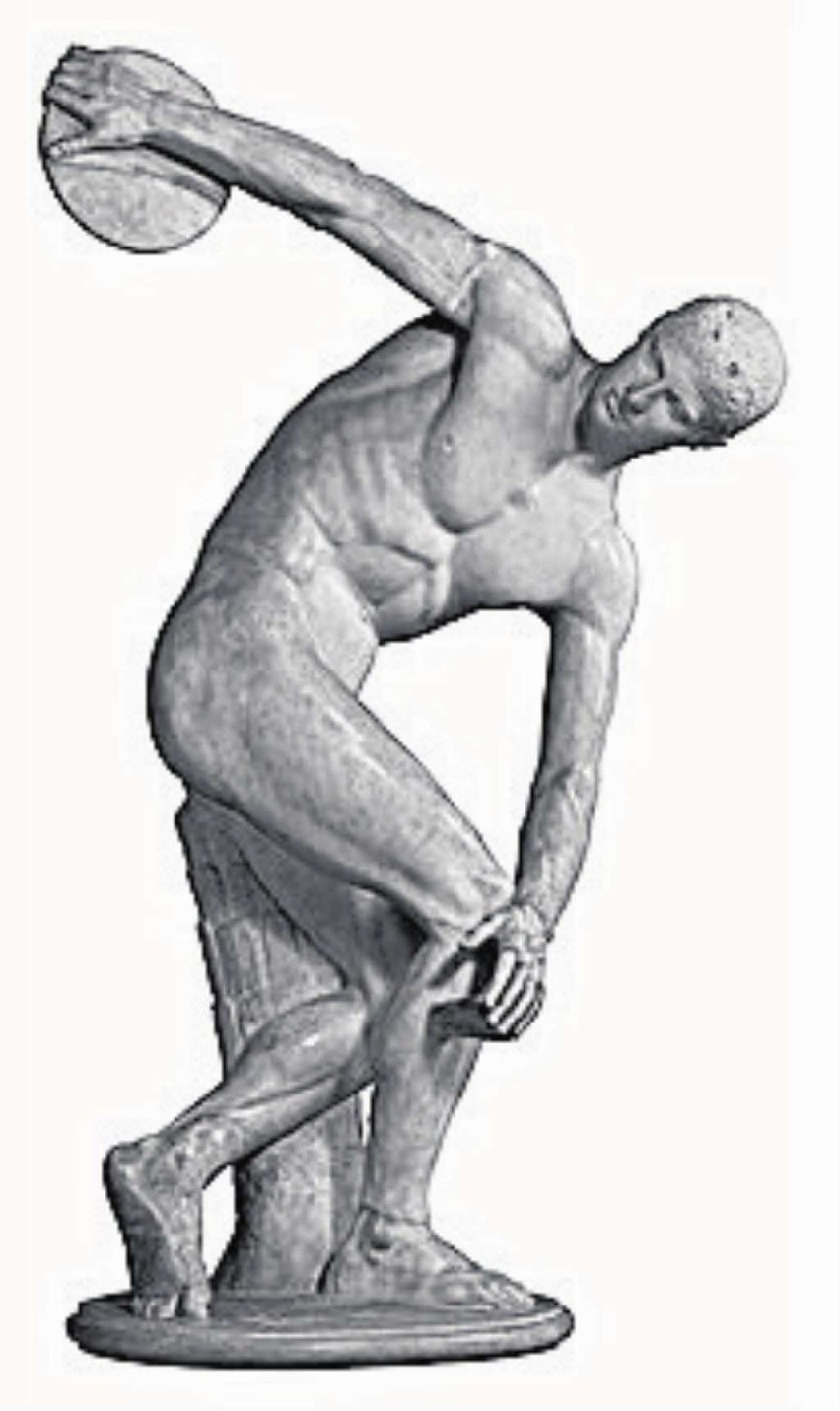 „Dyskobol”, rzeźba Myrona