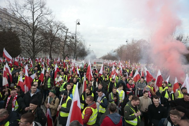 27.02.2024 warszawaprotest rolnikow n/z  fot. adam jankowski / polska press