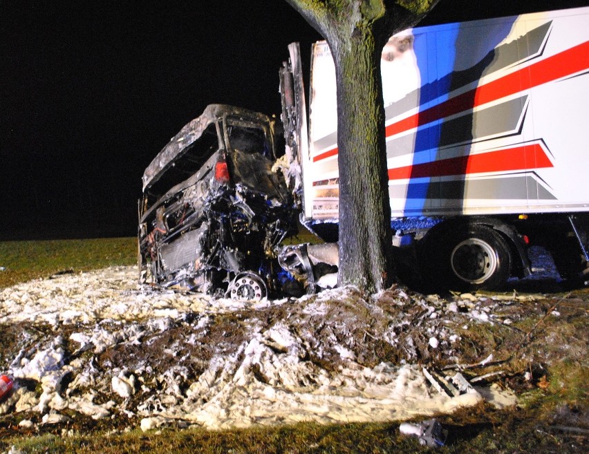 Wypadek w Białobrzegach. Nie żyje jedna osoba. Dwie zostały...