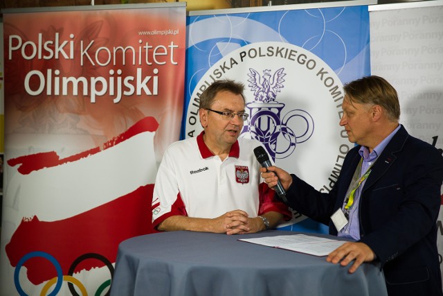 O pracy dziennikarza sportowego na igrzyskach opowiadał redaktor Dariusz Klimaszewski